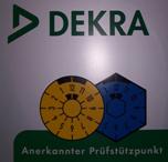 Dekra-Logo, Anerkannter Prfsttzpunkt