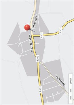Bild: Kartenausschnitt von Norderstapel mit Markierung des Standorts von Auto Khler